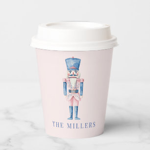 Gobelets En Papier Casse-noix rose et bleu du grand-millénaire