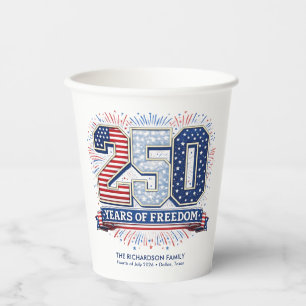 Gobelets En Papier Célébration patriotique de la fête du 14 juillet 2