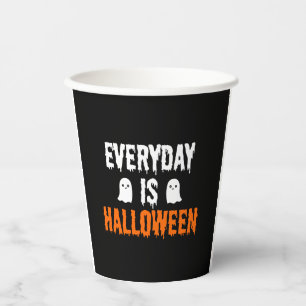 Gobelets En Papier Chaque Jour, C'Est Halloween