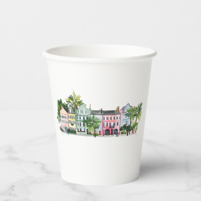 Gobelets En Papier Charleston Caroline du Sud (Recto)