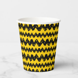 Gobelets En Papier Charlie Brown Zig Zag Motif