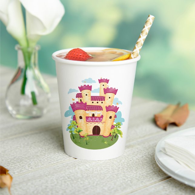 Gobelets En Papier Château Palais (Créateur téléchargé)