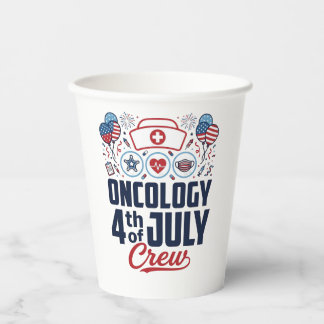 Gobelets En Papier Chemio Crew Médical Patriotique T-shirt 4 juillet 