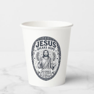 Gobelets En Papier Chemise d'inclusion de la communauté sourde Jésus