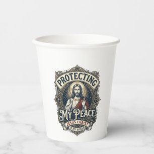 Gobelets En Papier Chemise Jésus Respect de soi Limites Foi