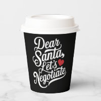 Cher Père Noël Négocions Drôle Cadeau de Noël