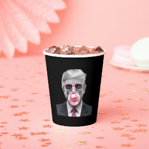 Gobelets En Papier Chewing-Gum Trump Donald Trump 2024 Votez pour Tru