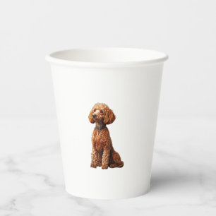 Gobelets En Papier Chiens Amoureux des animaux de canicules amusants