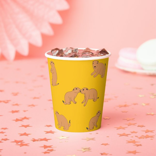 Gobelets En Papier Chiens des Prairies (Insitu)