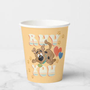 Gobelets En Papier Chiot Scooby-Doo "Ruv You"