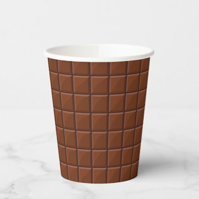 Gobelets En Papier chocolat au lait (Gauche)