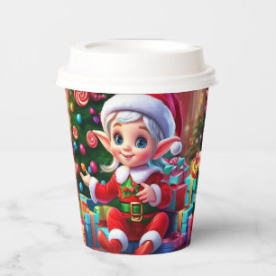 Gobelets En Papier Christmas Elf