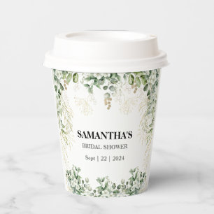 Gobelets En Papier Chuchotements de la nature : Douceur botanique pou