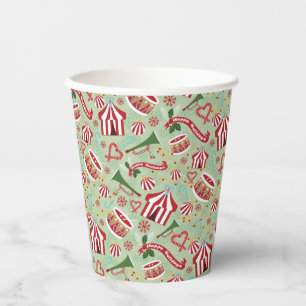 Gobelets En Papier Cirque de Noël