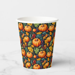 Gobelets En Papier Citrouilles de Big and Little Fall