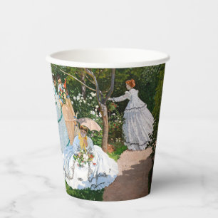 Gobelets En Papier Claude Monet - Les femmes dans le jardin