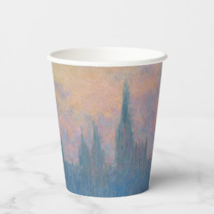 Gobelets En Papier Claude Monet Les maisons du Parlement Coucher de s