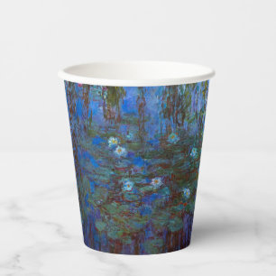 Gobelets En Papier Claude Monet - Lys d'Eau Bleue