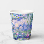 Gobelets En Papier Claude Monet - Nymphéas / Nymphéas 1919<br><div class="desc">Nymphéas (W.1852) - Claude Monet,  Huile sur toile,  1916-1919</div>