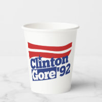 Clinton Gore 92 rétro 90s Bill Clinton al gore