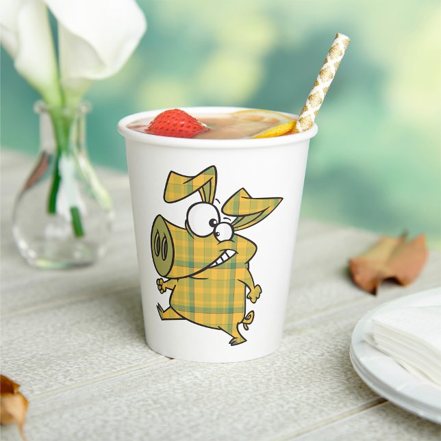 Gobelets En Papier Cochon plat (Créateur téléchargé)