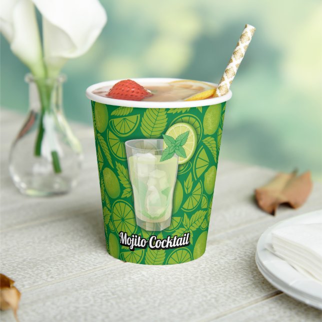 Gobelets En Papier Cocktail Mojito (Insitu)