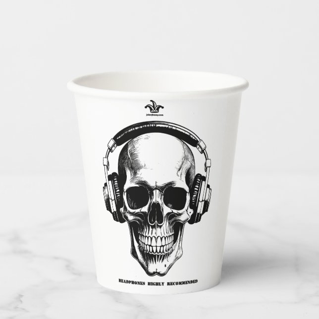 Gobelets En Papier Coffee Mug Scull (Recto)