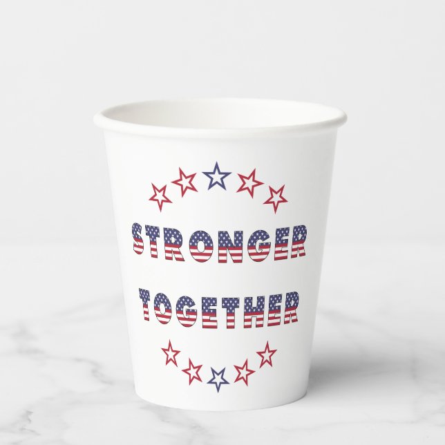 Gobelets En Papier Collection du parti Élections USA ! (Recto)