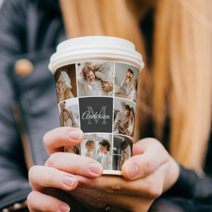 Gobelets En Papier Collection Famille Moderne Photo & cadeau personna