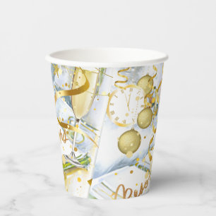 Gobelets En Papier Collection Résolution du Nouvel An