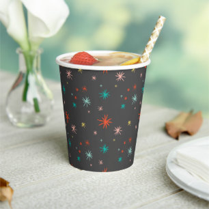 Gobelets En Papier Coloré Starburst Fun Fun Nouvel An Soir Fête
