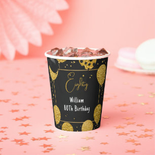 Gobelets En Papier Comme Retro Amusant Humor Adulte Happy Chic 80e an