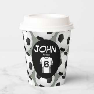 Gobelets En Papier Commencez la fête du 6e anniversaire