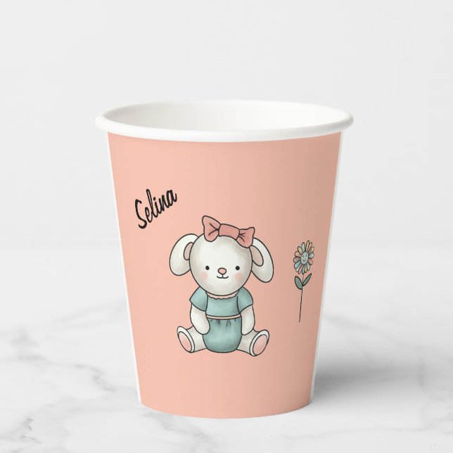 Gobelets En Papier Conception enchantant pour enfants (Recto)