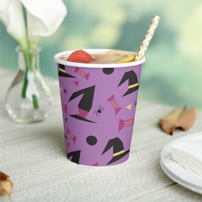 Gobelets en papier confettis Candy sorcière mignon (Insitu)