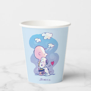Gobelets En Papier Confort et sécurité Charlie & Snoopy Hug