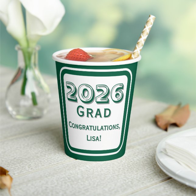 Gobelets En Papier Congratulations Graduate Paper Cup (Insitu)