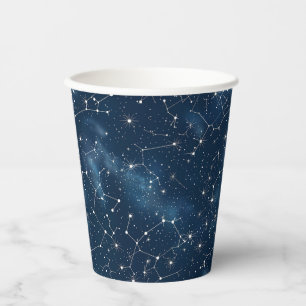 Gobelets En Papier Constellation céleste - Nuit étoilée (3)