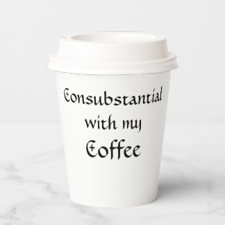 Gobelets En Papier Consubstantiel avec mon café