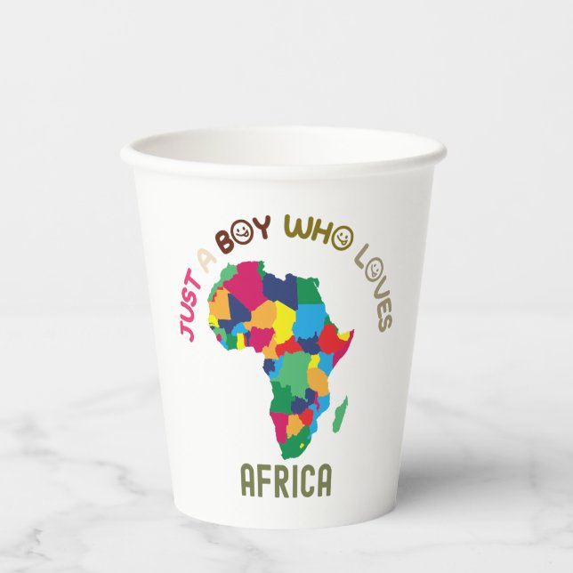 Gobelets En Papier continent africain (Recto)