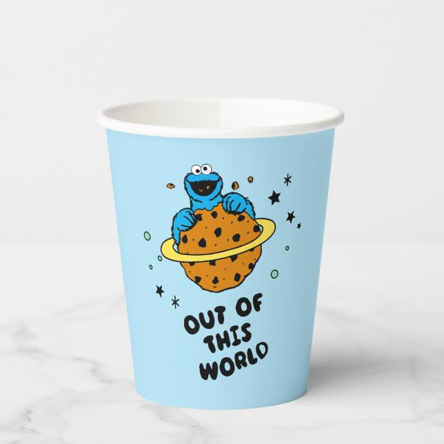 Gobelets En Papier Cookie Monster | Hors de ce monde (Gauche)