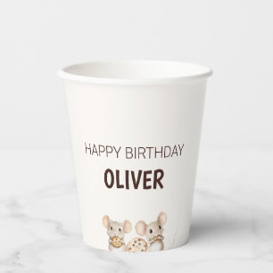 Gobelets En Papier Cookie Souris Thème Kid Party Paper Cup