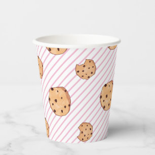 Gobelets En Papier Cookies Baies roses Anniversaire
