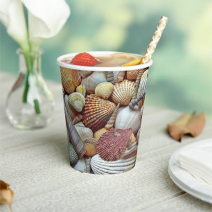 Gobelets En Papier Coques de mer