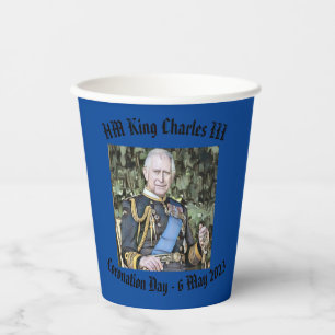 Gobelets En Papier Coronation du roi Charles III
