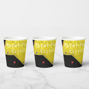 Gobelets En Papier Coupe Bat mitzvah De Papier À Barre Sur