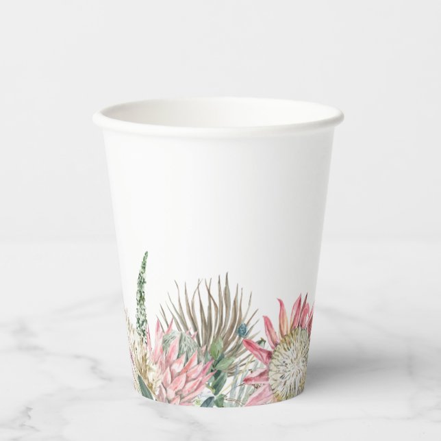 Gobelets En Papier Coupe Boho Flower Paper (Recto)