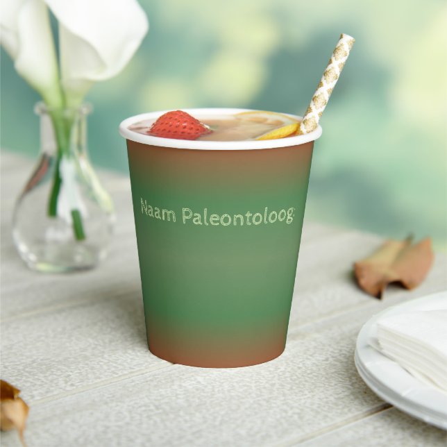 Gobelets En Papier Coupe de dinosaures – Nom du paléontologue - (Insitu)