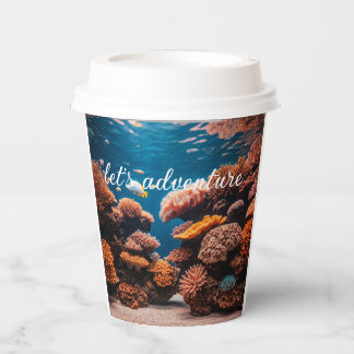 Gobelets En Papier Coupe de papier aquatique