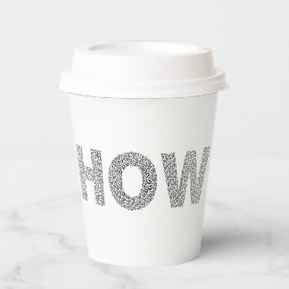 Gobelets En Papier Coupe de papier café